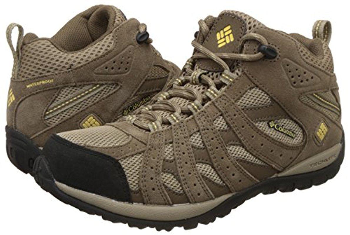 Columbia Suede Redmond Mid Waterproof Trail Shoe Lyst Columbia Suede Redmond Mid Waterproof Trail Shoe Lyst