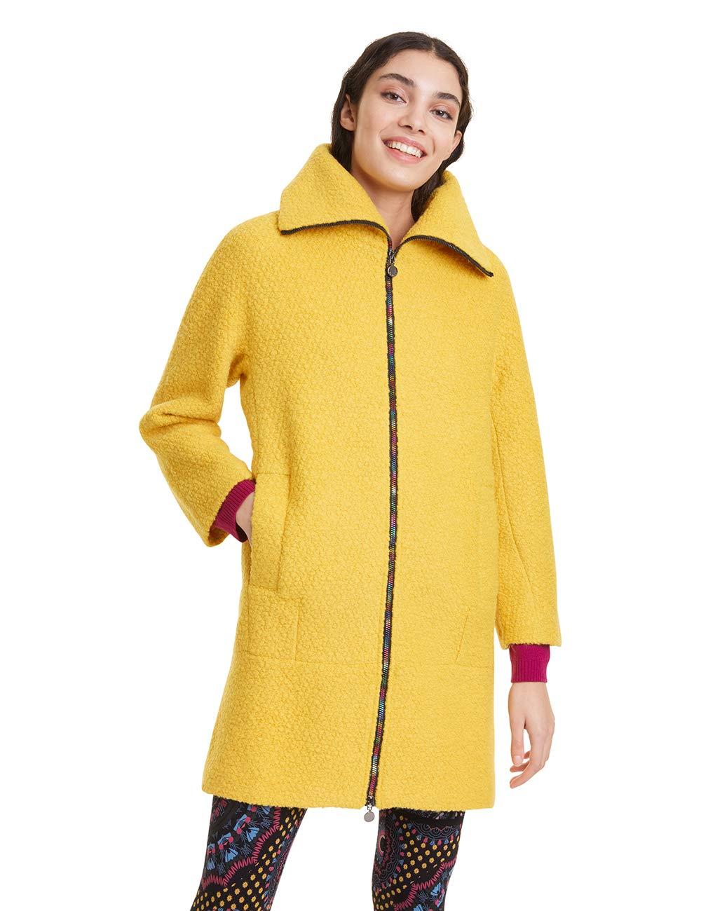 Coat Land Abrigo para Mujer Desigual de color Amarillo - 11 % de descuento  | Lyst