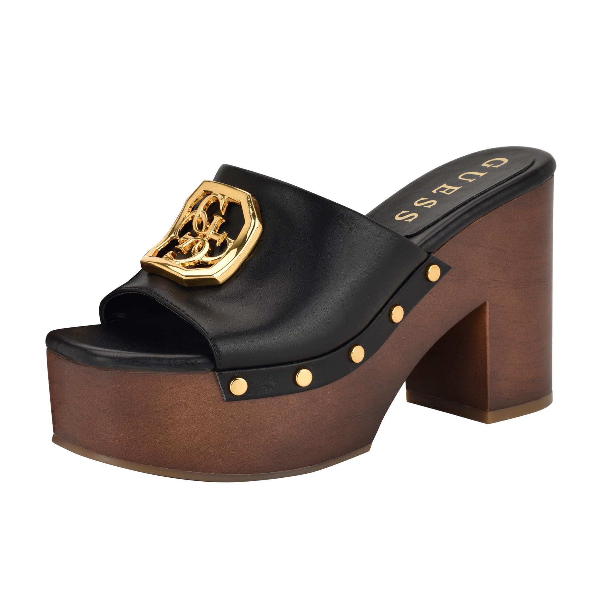 GUESS Damen Keilsandale Ediva – Leichter EVA-Keil, 5,6 Cm Absatz, Bequem & Stylisch
