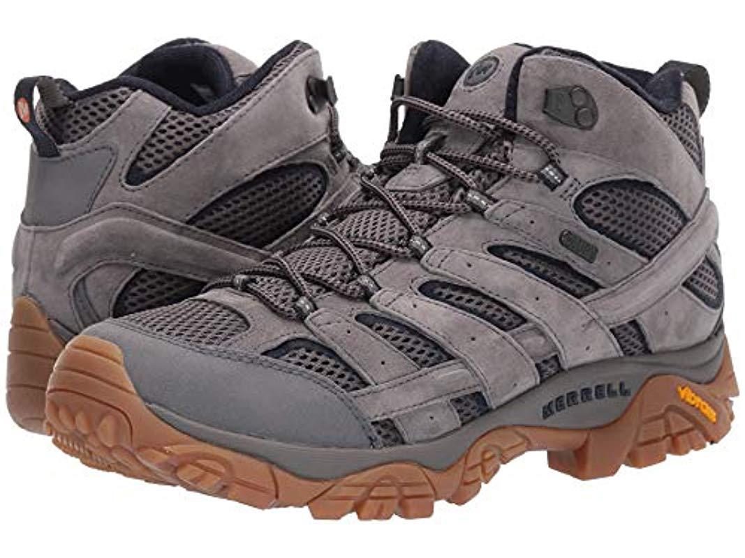 Merrell Synthetic Moab 2 Mid Waterproof Charcoal 10 M In Gray For Men Lyst Merrell Synthetic Moab 2 Mid Waterproof Charcoal 10 M In Gray For Men Lyst