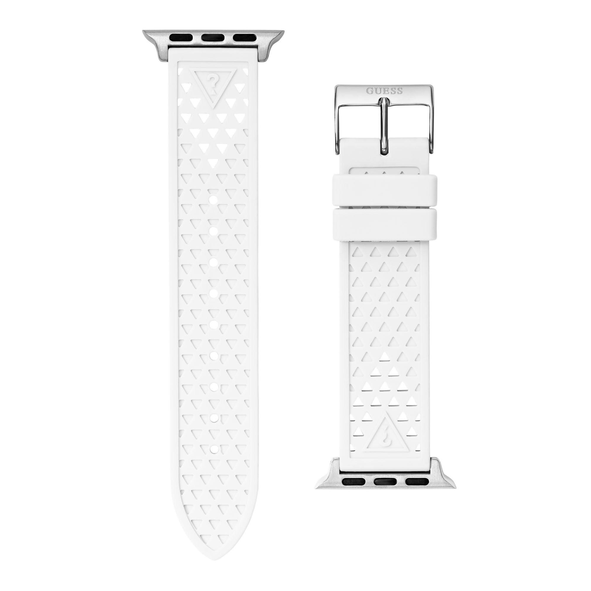 Guess Ladies Smartwatch Band Compatible With Apple Watch in White