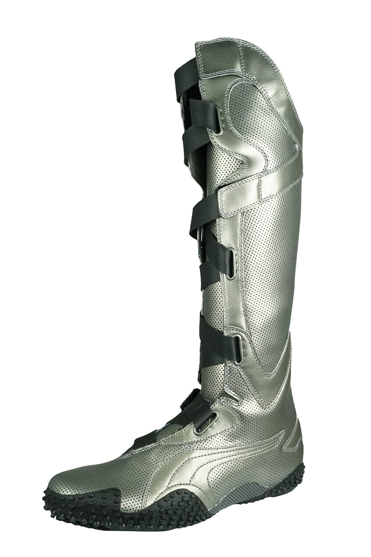 PUMA Mostro Alto Met Knee High Boots-silver-5 in Metallic | Lyst UK