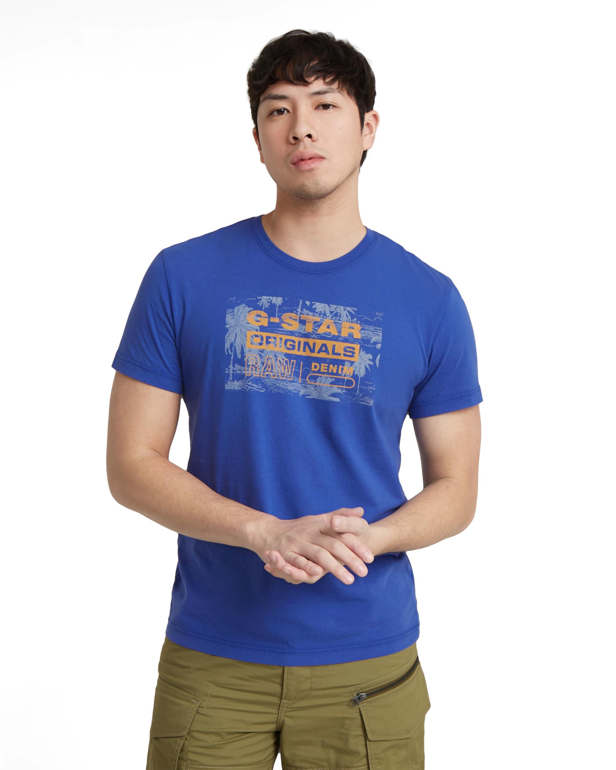 Camisa Gstar Hombre Camiseta G Star Raw Multi Colored Negra Para Hombre G Star Hombre