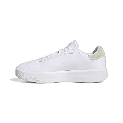 adidas Court Platform Cln Sneaker in White | Lyst UK
