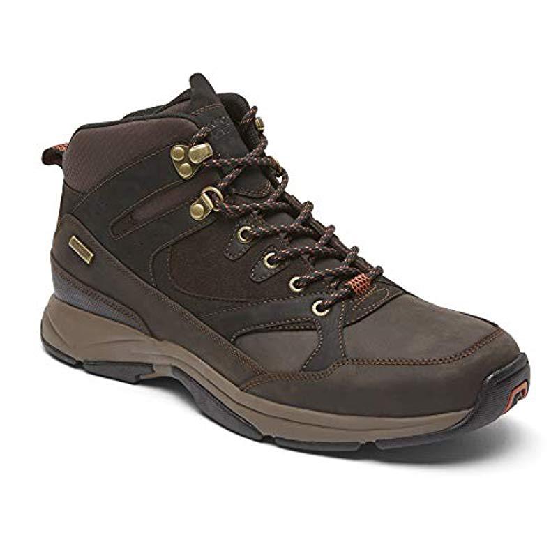 Rockport Xcs Sawyers Boot Combat in Brown for Men - Lyst
