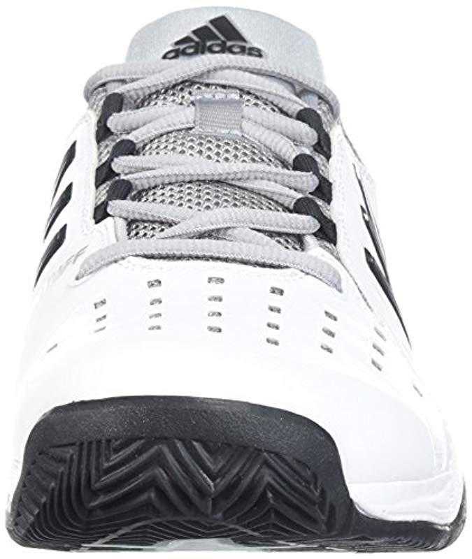 adidas Barricade Classic Wide 4e Tennis Shoe,white/black/mid Grey,4 Us for Men Lyst
