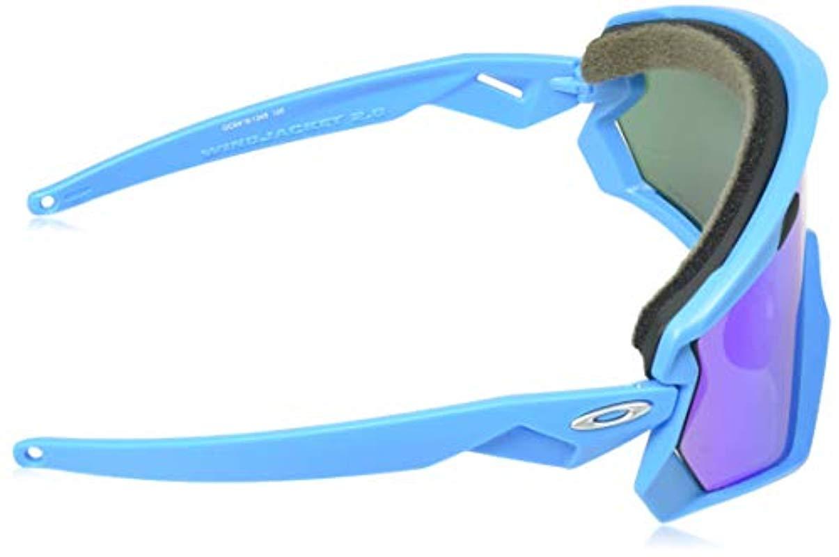 oakley wind jacket blue