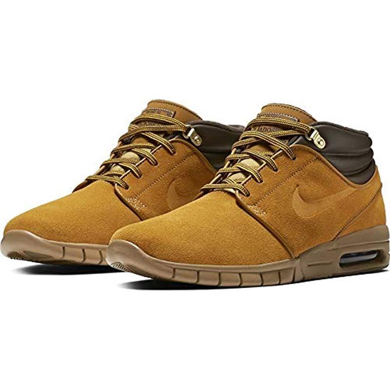 Nike Sb Stefan Janoski Max Mid Prm S Trainers Bronze Brown for Men | Lyst UK