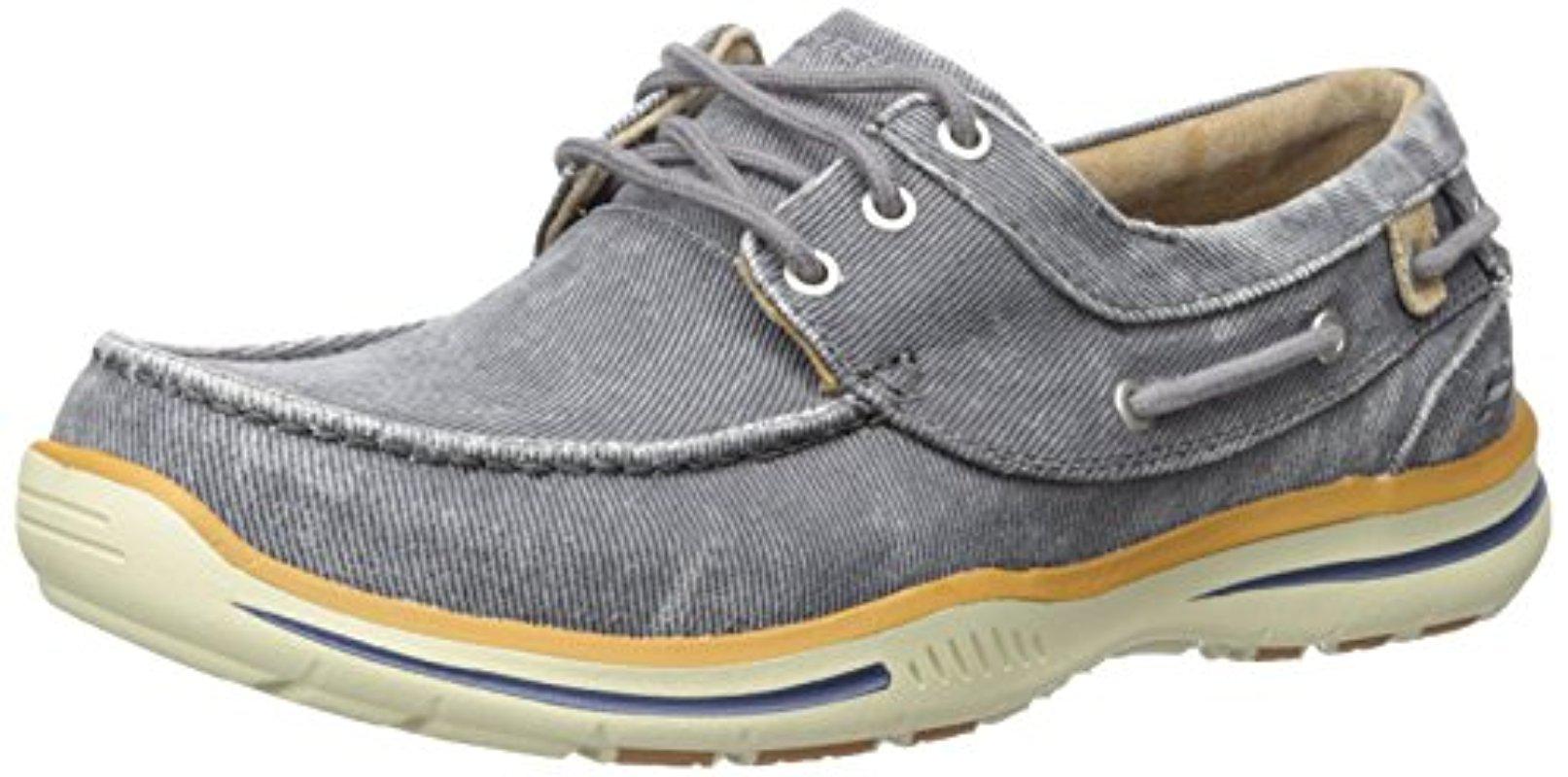 Skechers Elected Horizon Oxford in Gray for Men | Lyst