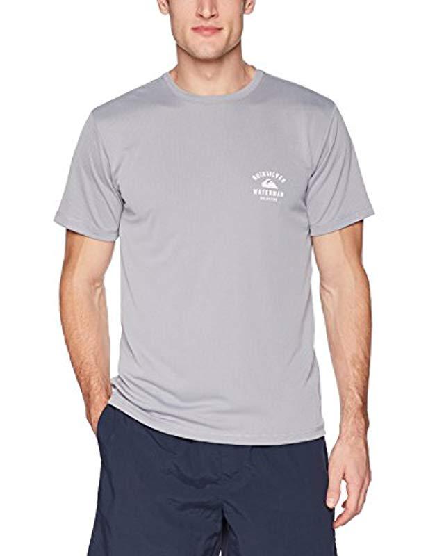 Quiksilver Mens Gut Check Ss UPF 50 Surf Tee Rashguard