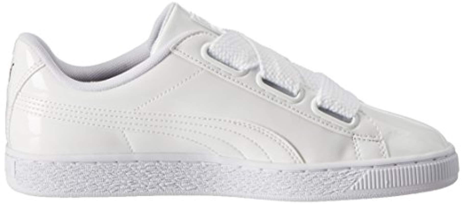 Zapatillas blancas de charol basket heart PUMA de color Blanco - 62 % de  descuento | Lyst