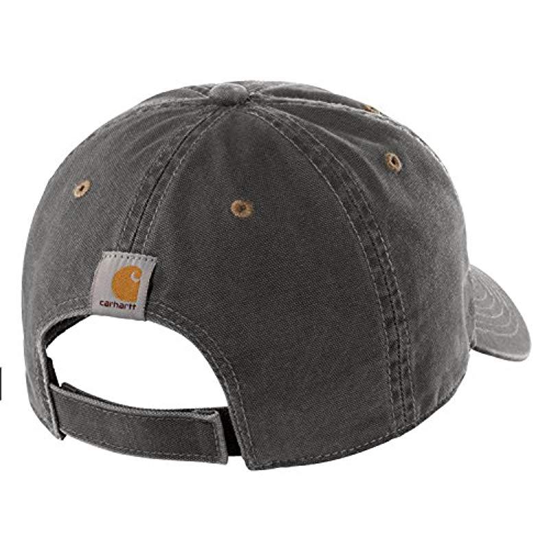 Carhartt Cotton Cedarville Cap in Gray 