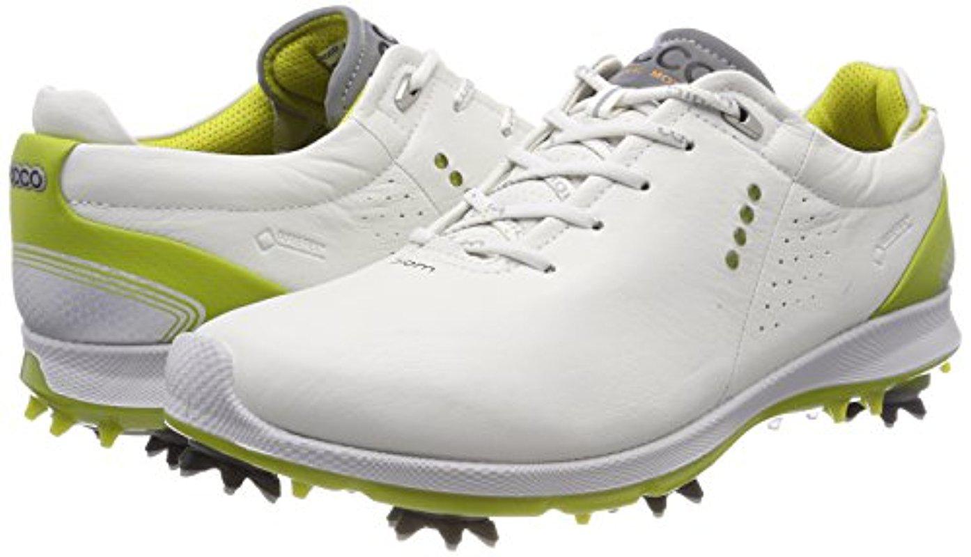 Ecco Leather Biom G2 Free Gore-tex Golf Shoe in White for Men | Lyst