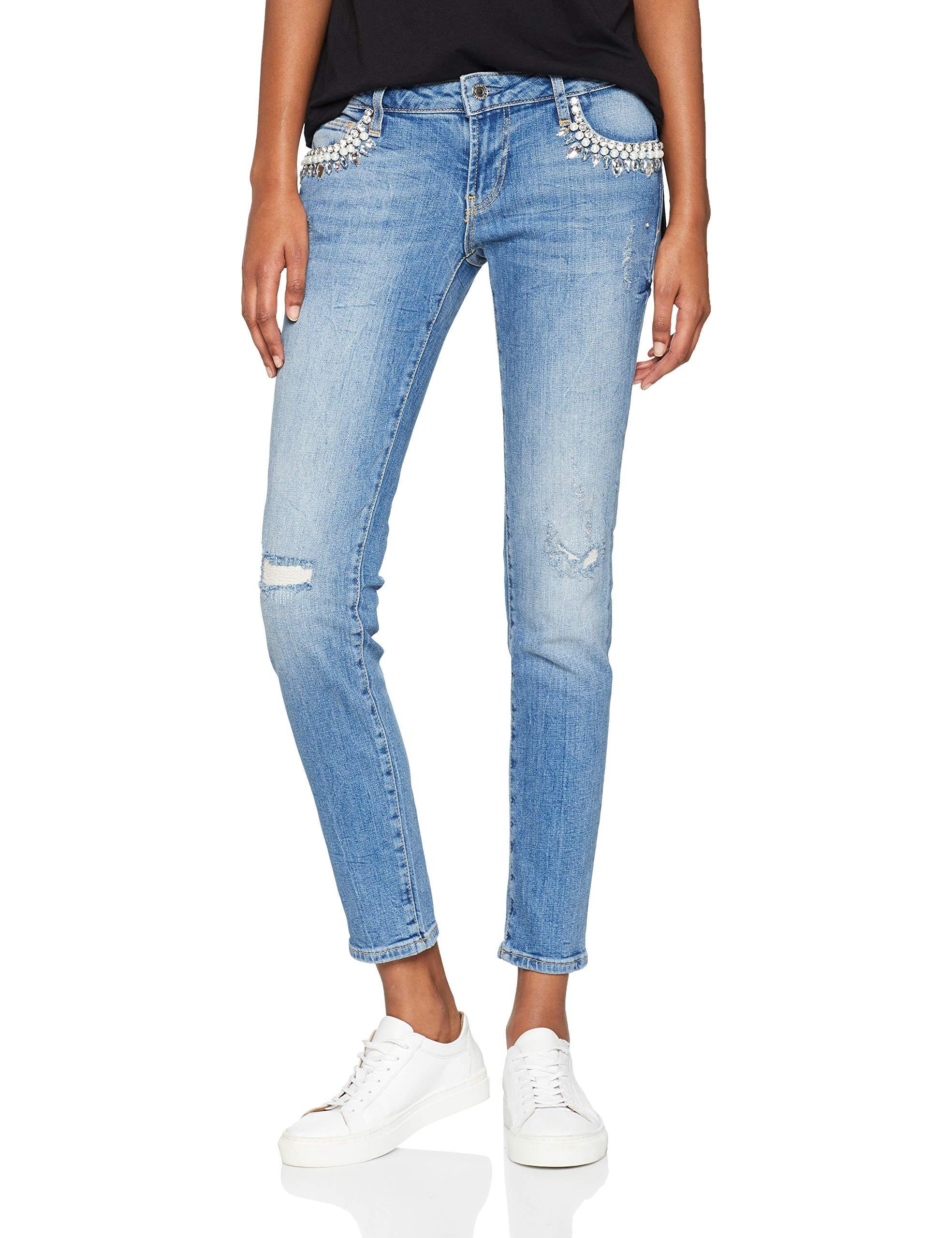 Guess Denim Beverly Skinny Jeans in Blue - Lyst
