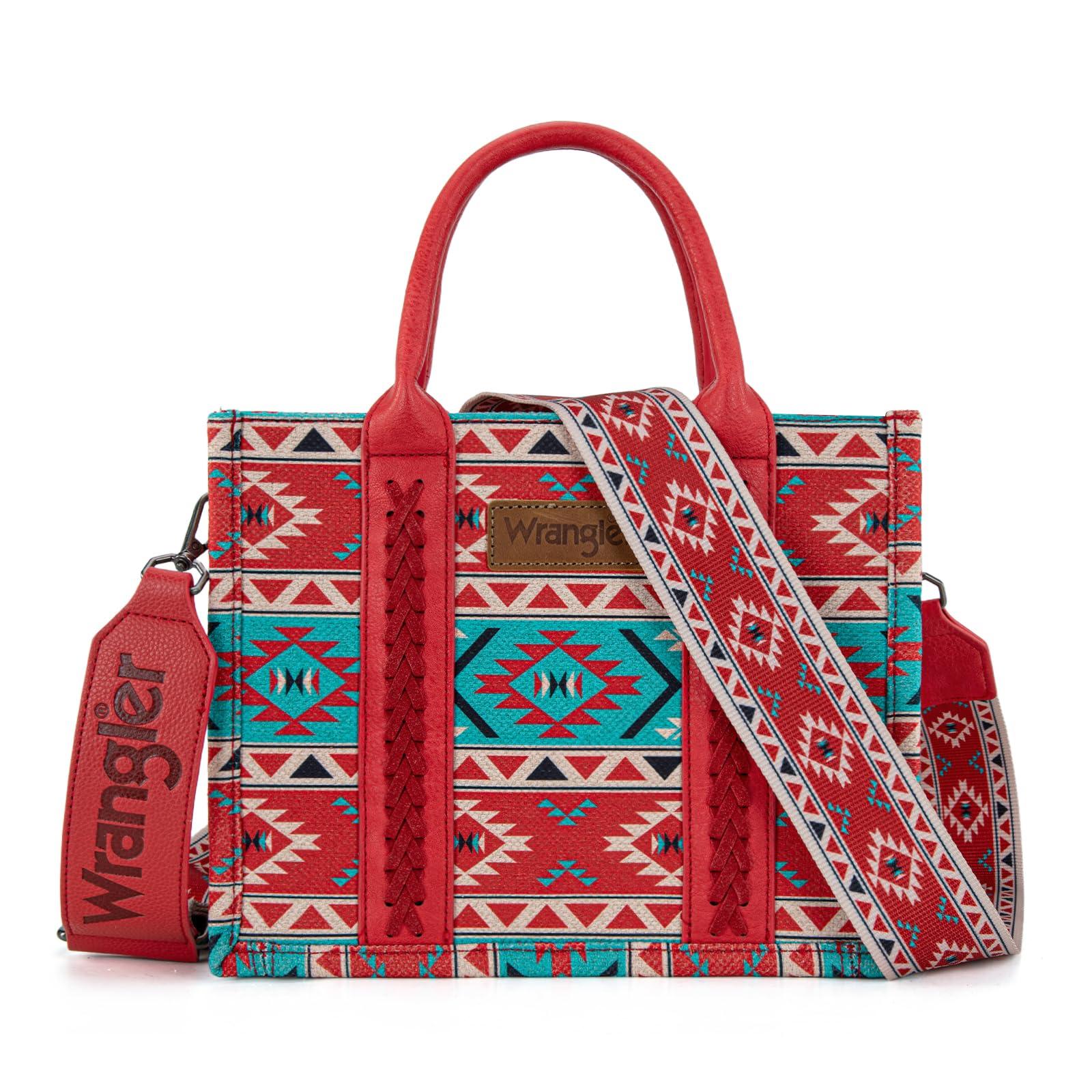 Tote Bag For Women Western Purse Blue Boho Shoulder Bag Aztec Handbags...