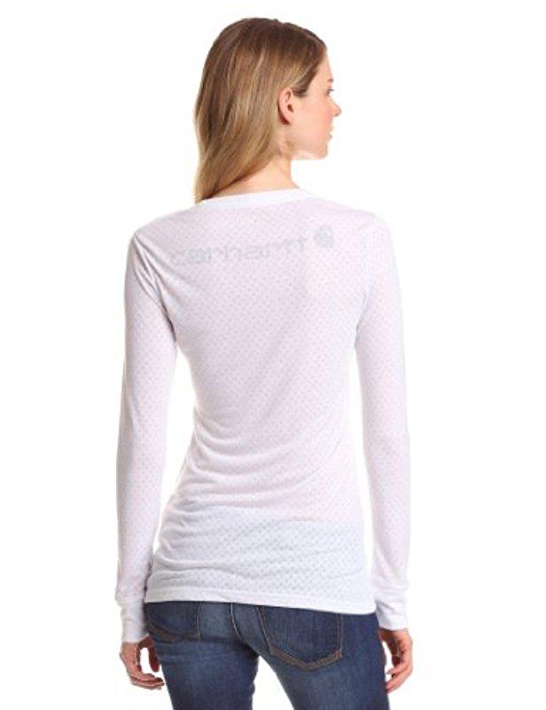 Long Sleeve Burnout Jersey Tee 