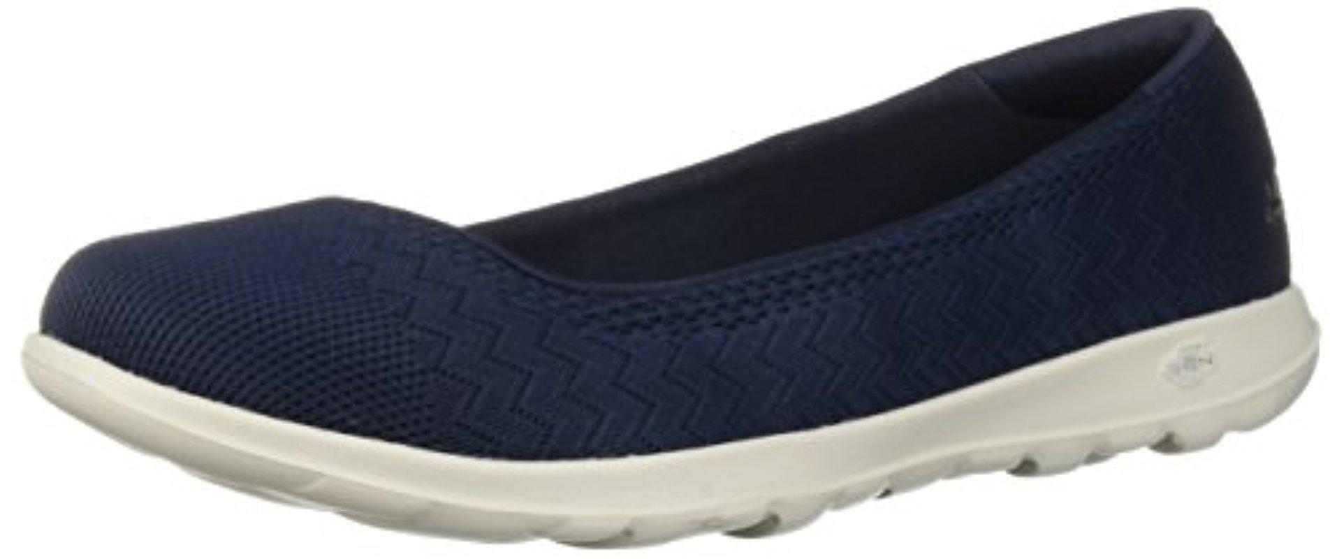 Skechers Go Lite-15400 Wide Ballet in Blue | Lyst