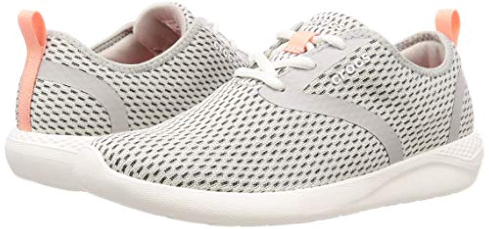 crocs mesh sneakers
