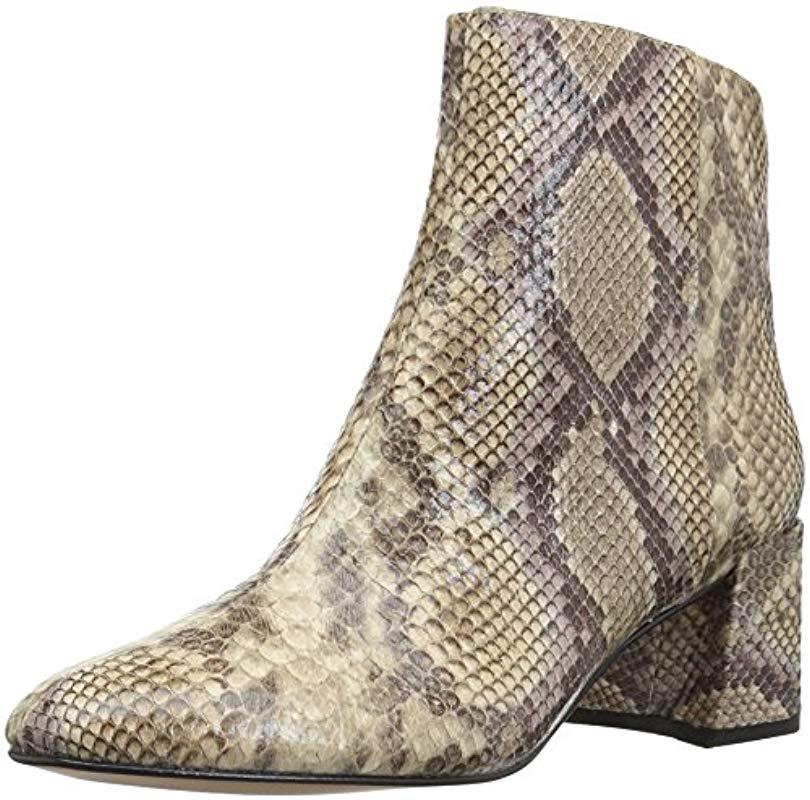 daria snakeskin bootie