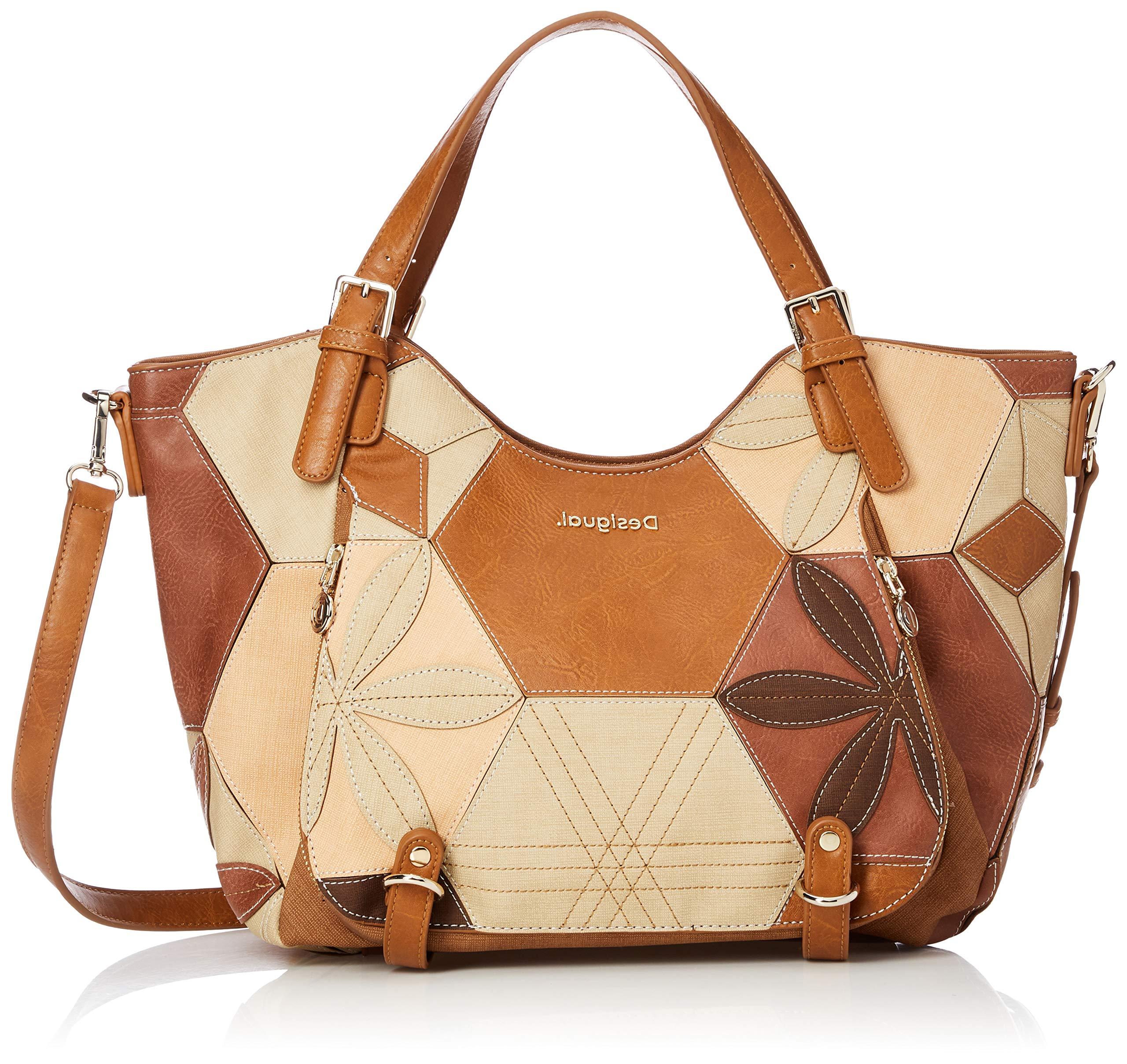 Grand sac à main bohème avec bandoulière femme en simili cuir camel Desigual  en coloris Marron | Lyst