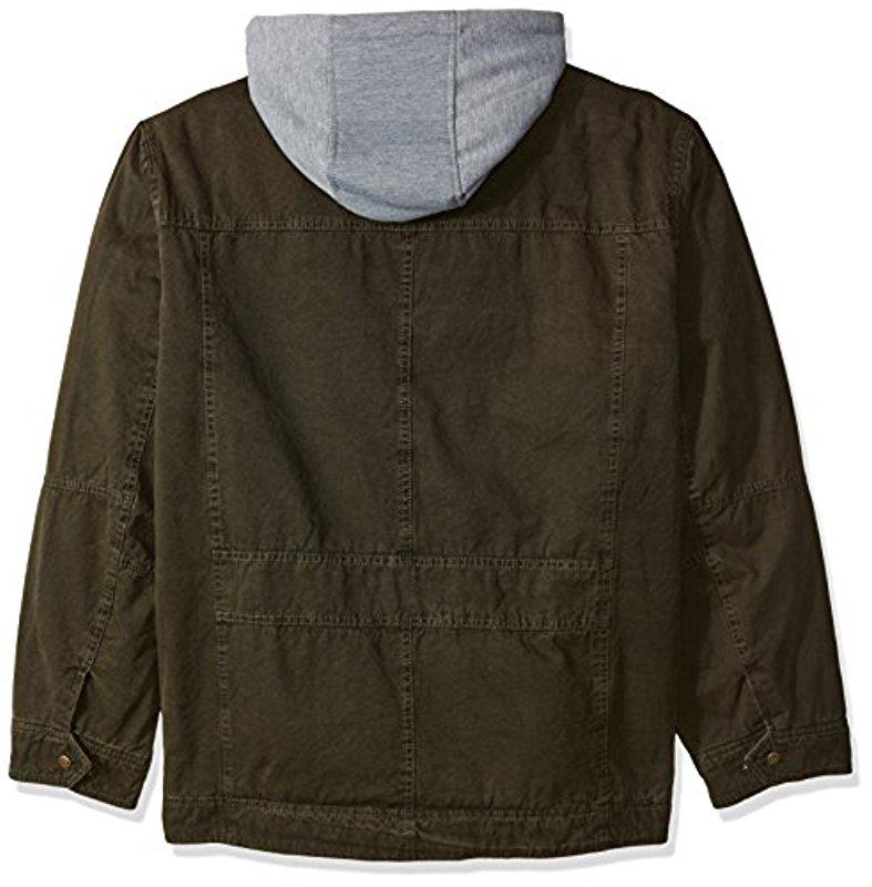 levi's hooded military trucker jacket