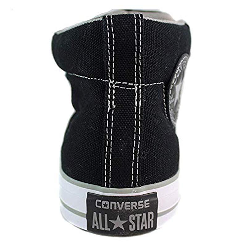 converse street canvas mid top sneaker