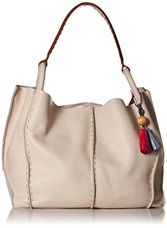 the sak los feliz leather tote meadow
