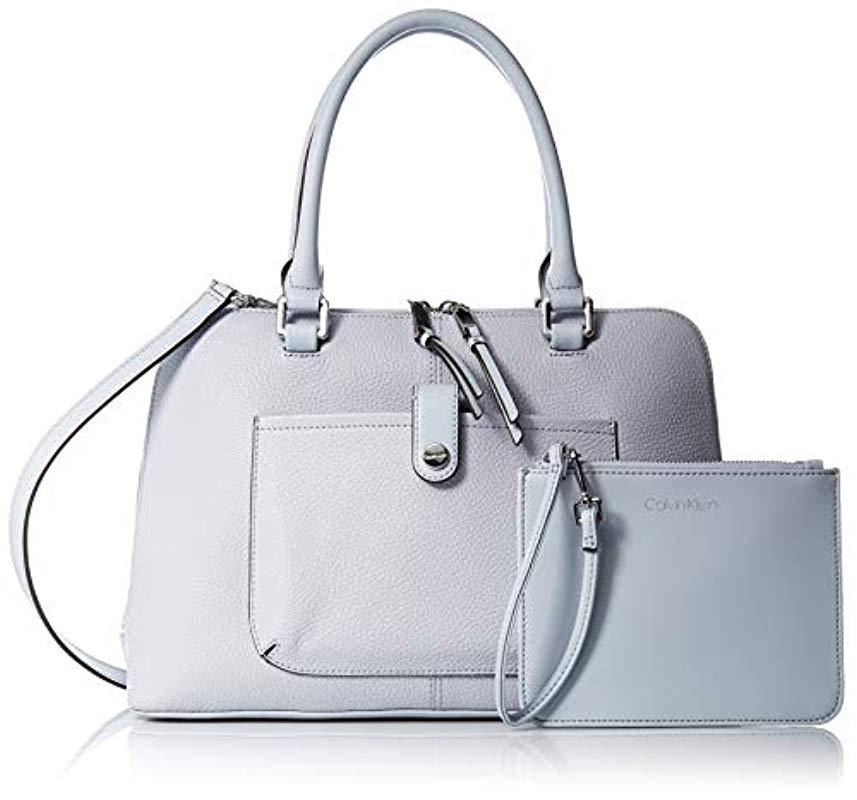 calvin klein blanche satchel