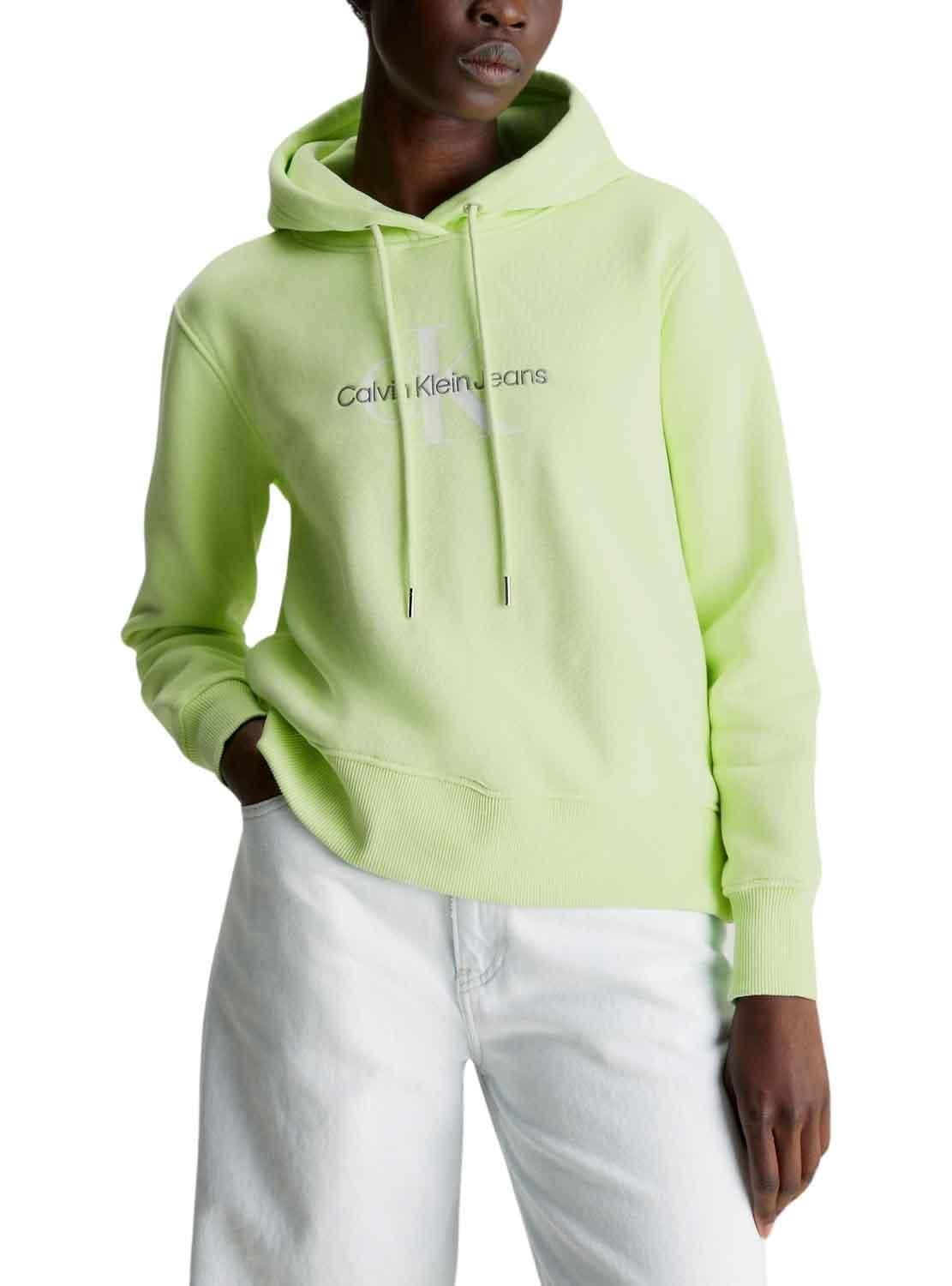 Calvin klein green hoodie online