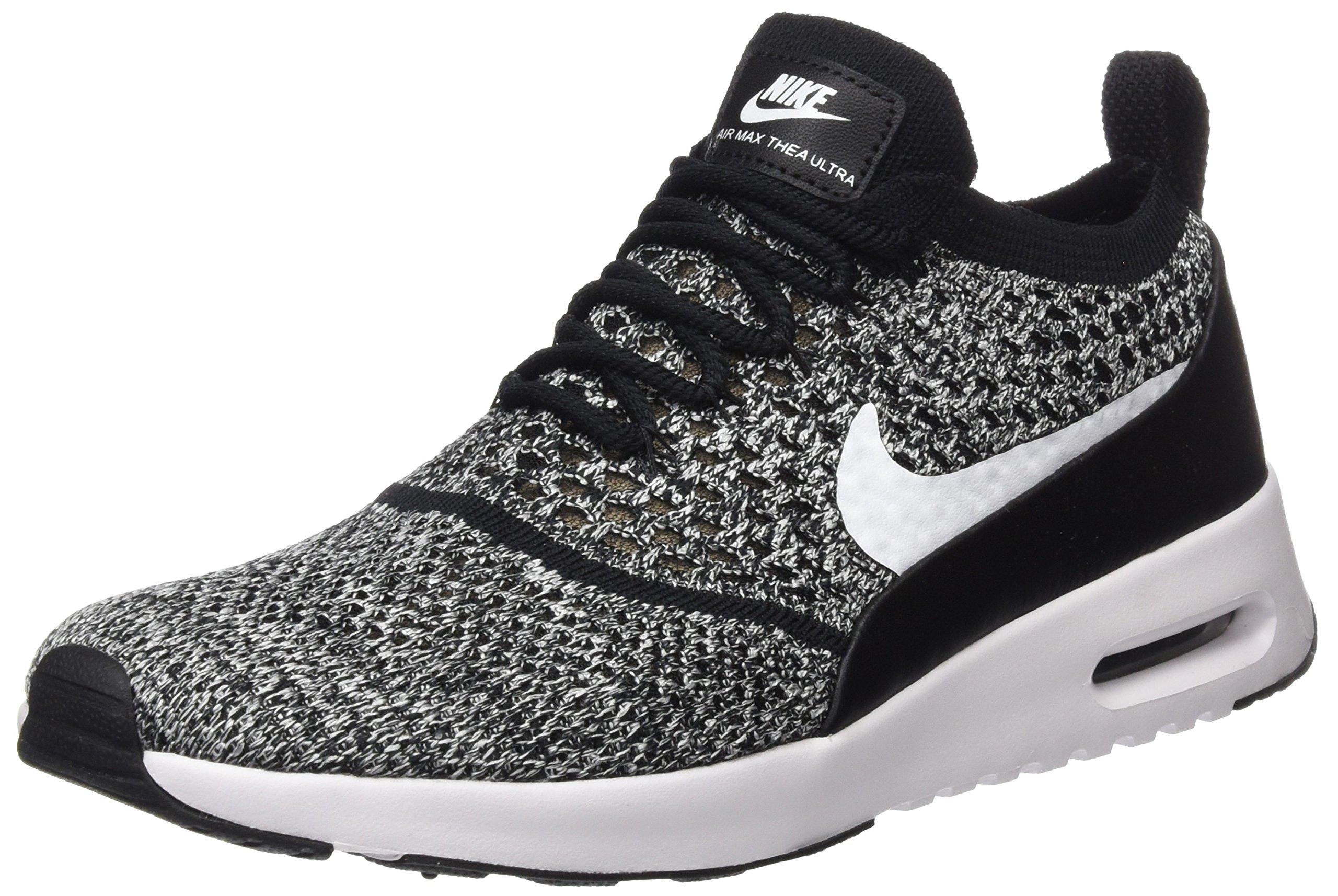 Nike white and shop black air max thea trainers