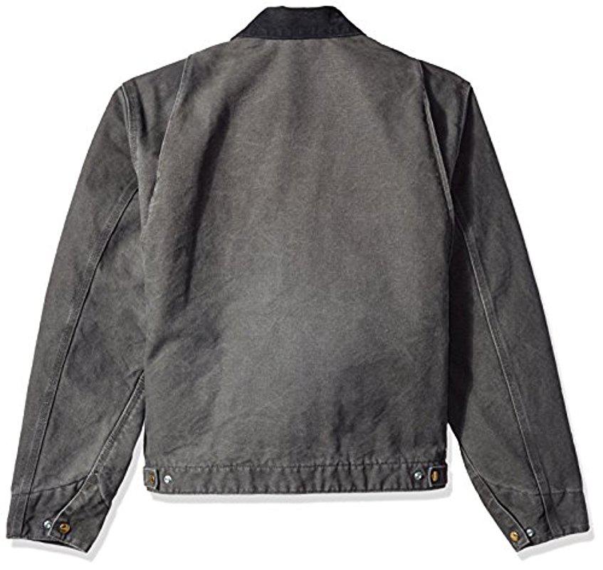 Carhartt Big & Tall Blanket Lined Sandstone Detroit Jacket J97,gravel,xxxxx- large for Men | Lyst