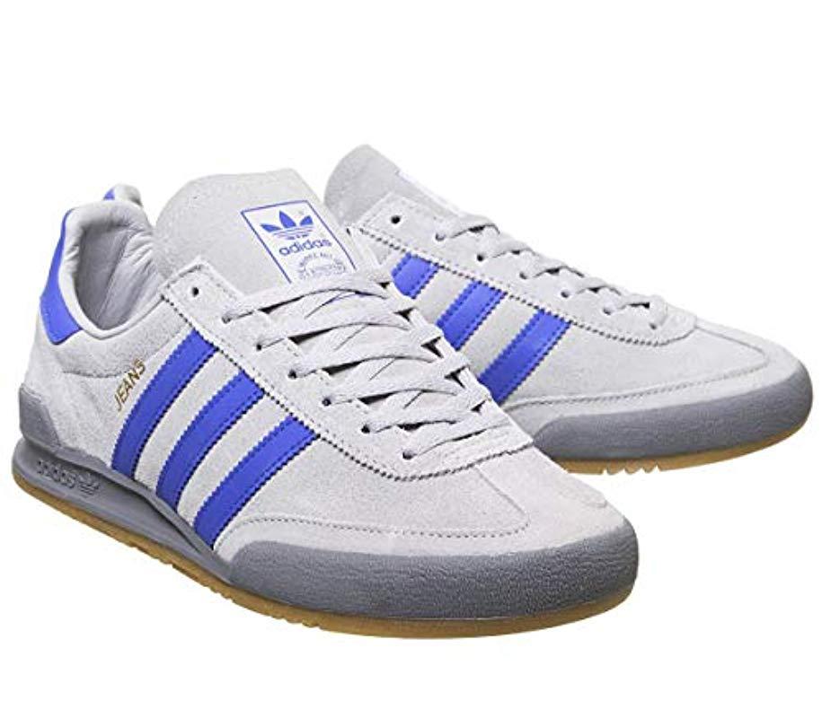 adidas jeans trainers grey blue