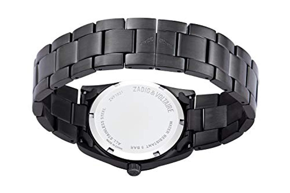 Pour s Analogue Quartz Montre avec Bracelet en Acier Inoxidable ZVF1021  Zadig \u0026 Voltaire - 32 % de réduction - Lyst