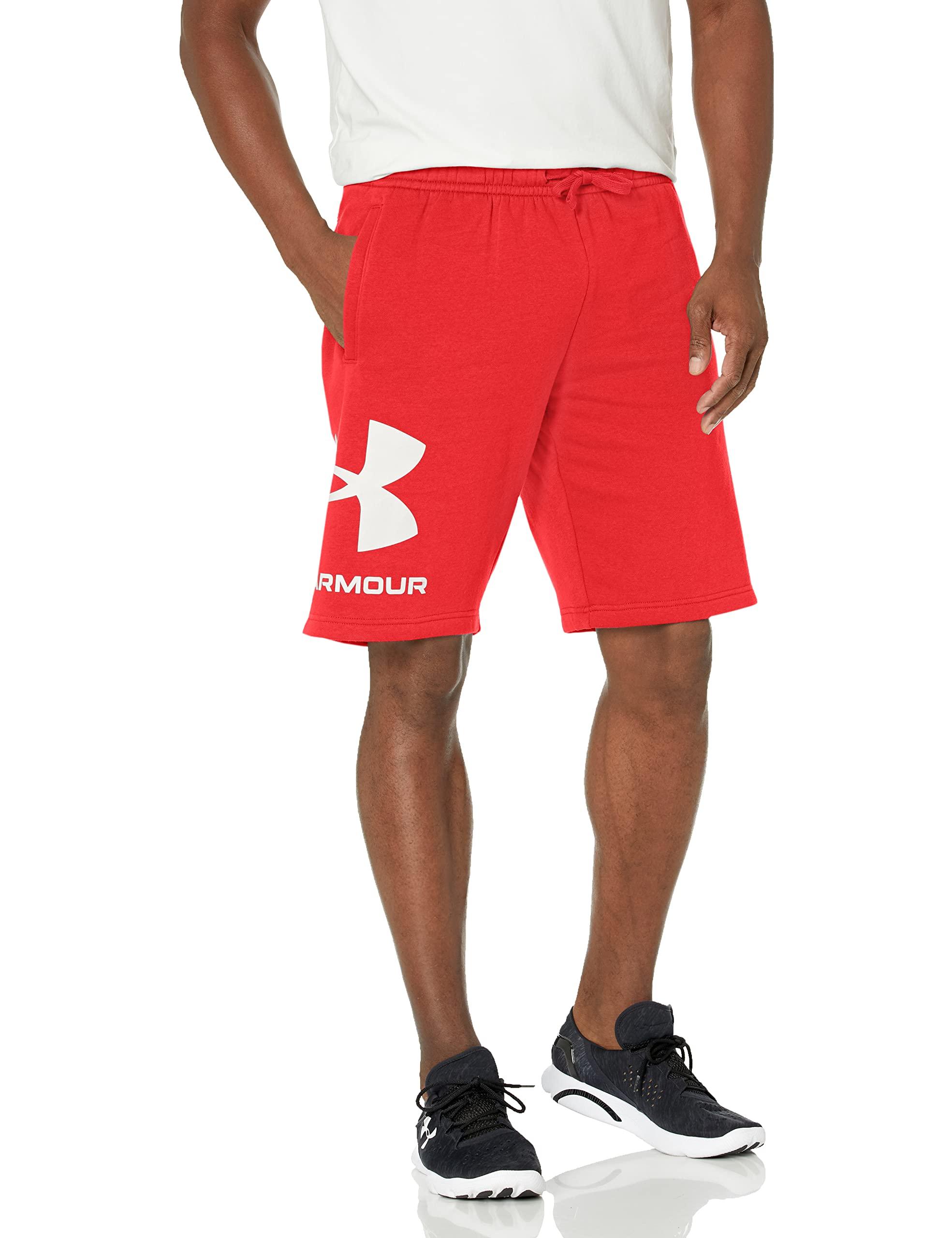 Under Armour Size Rival Fleece Big Logo Shorts, in Rot für Herren | Lyst DE