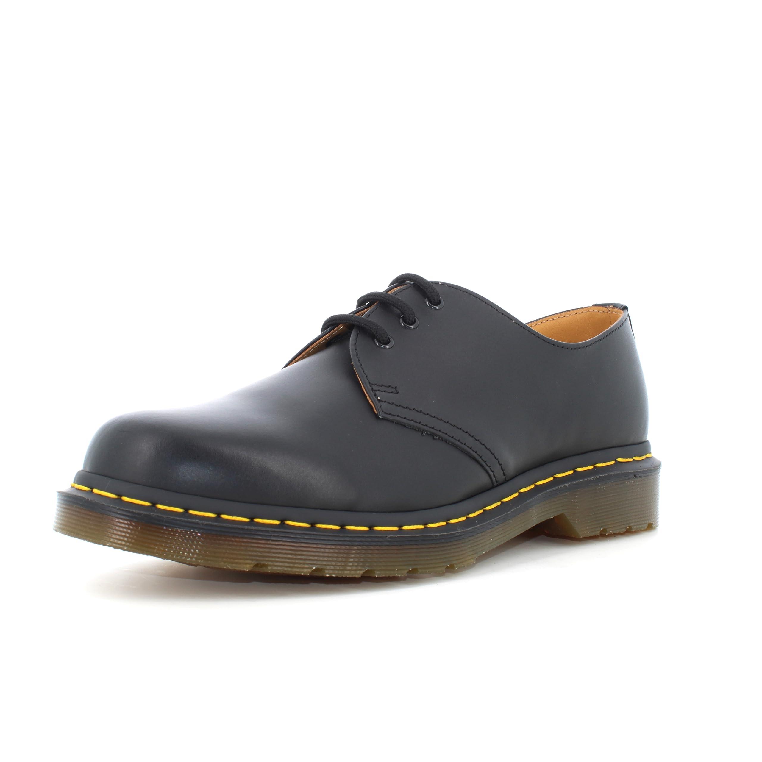 Dr martens black dante 6 eye shoe flat shoes sale