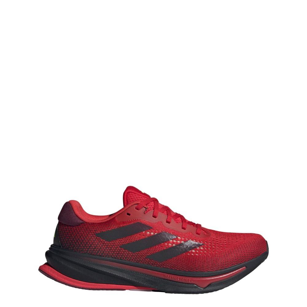 Adidas black and red running shoes sale