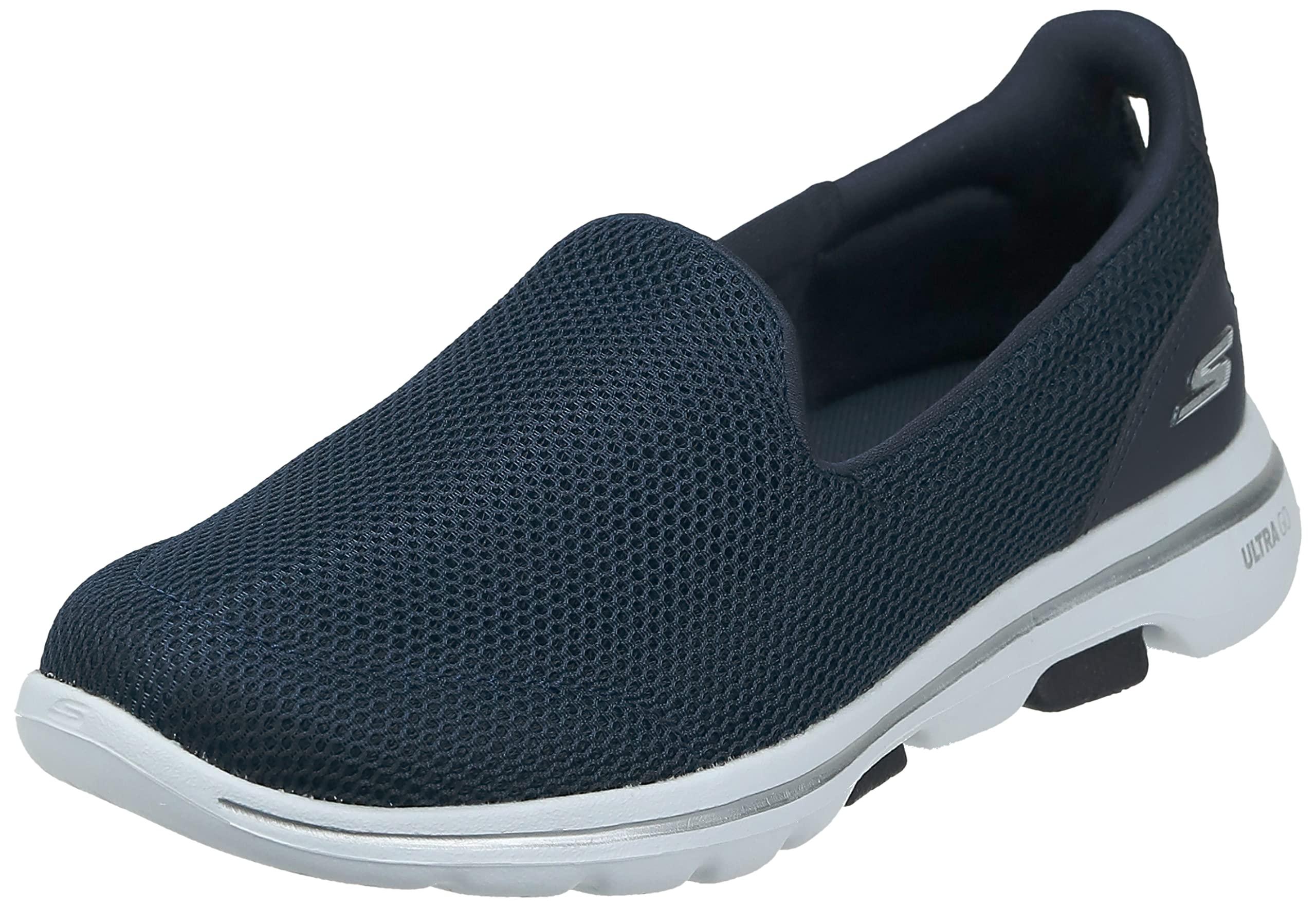 Skechers Go Walk 5 Slip On Trainers in Blue