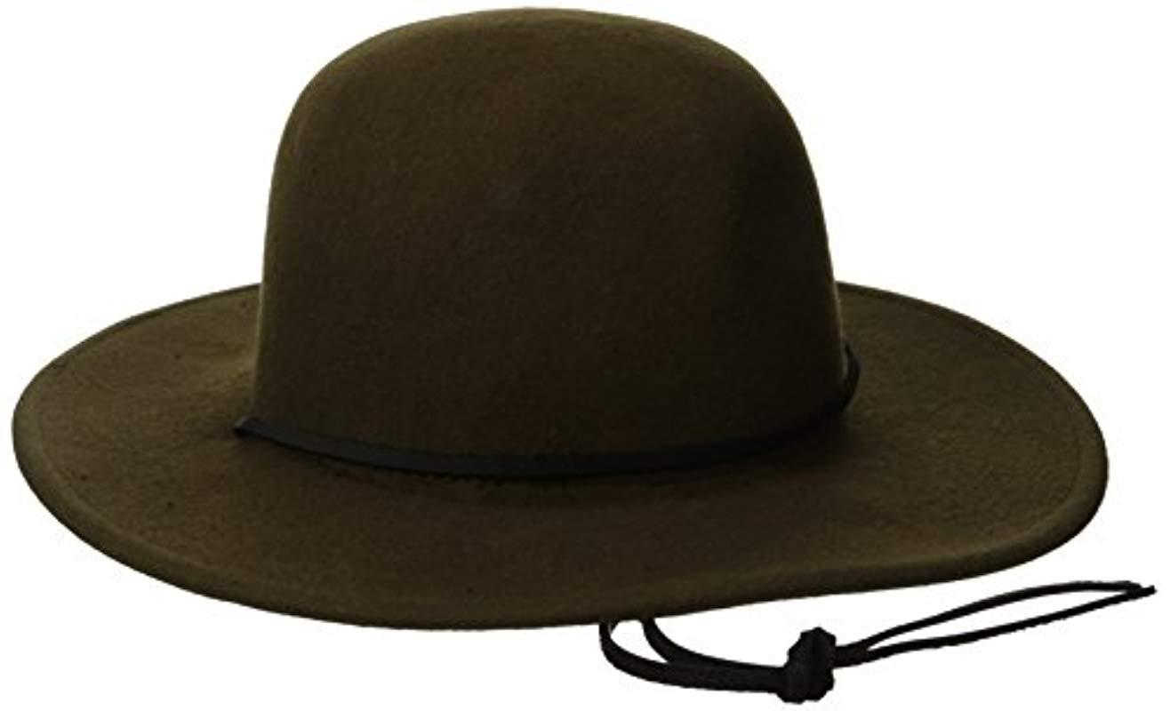 wide brim felt fedora hat