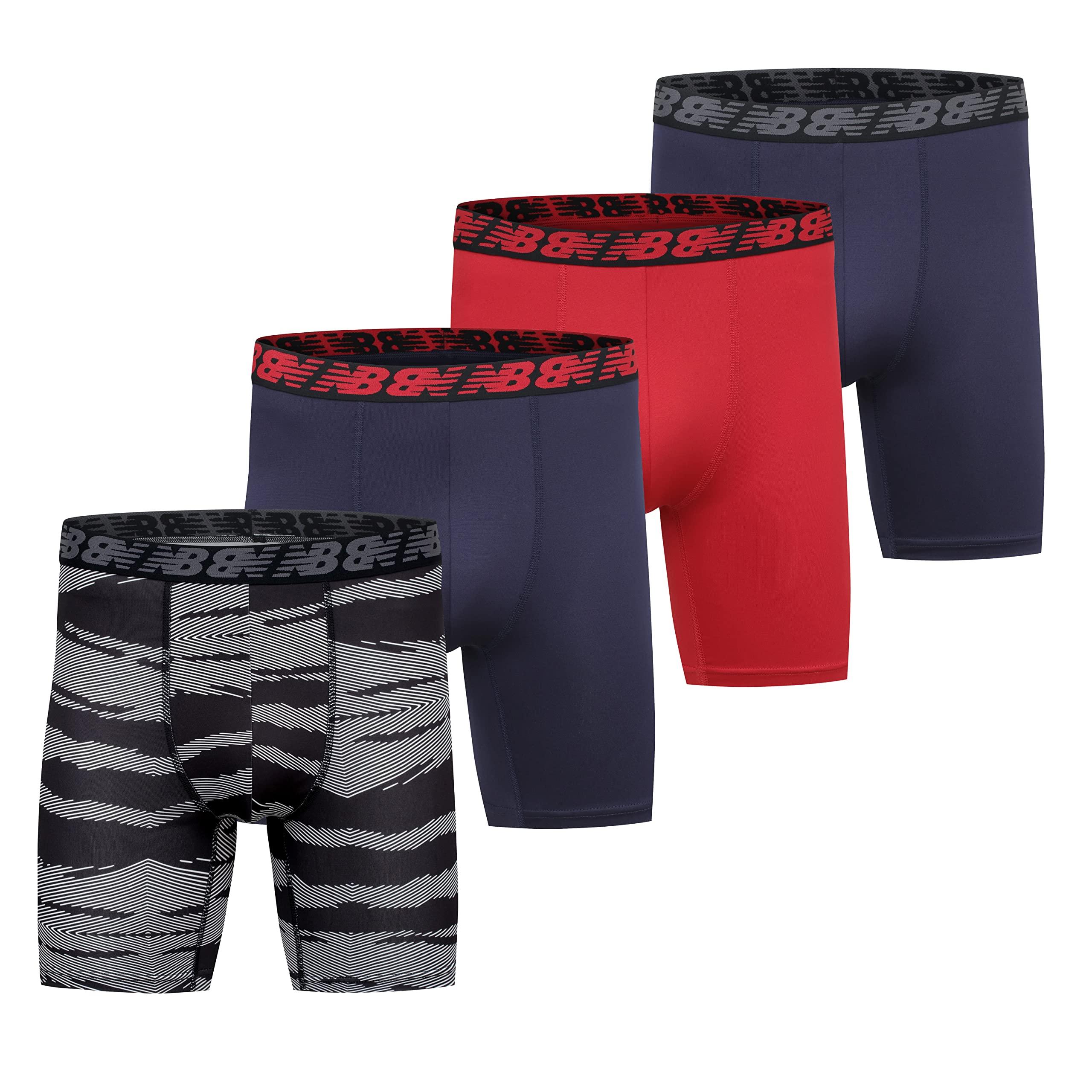 New Balance Standard 5 Performance No Fly Boxer Brief in Red for