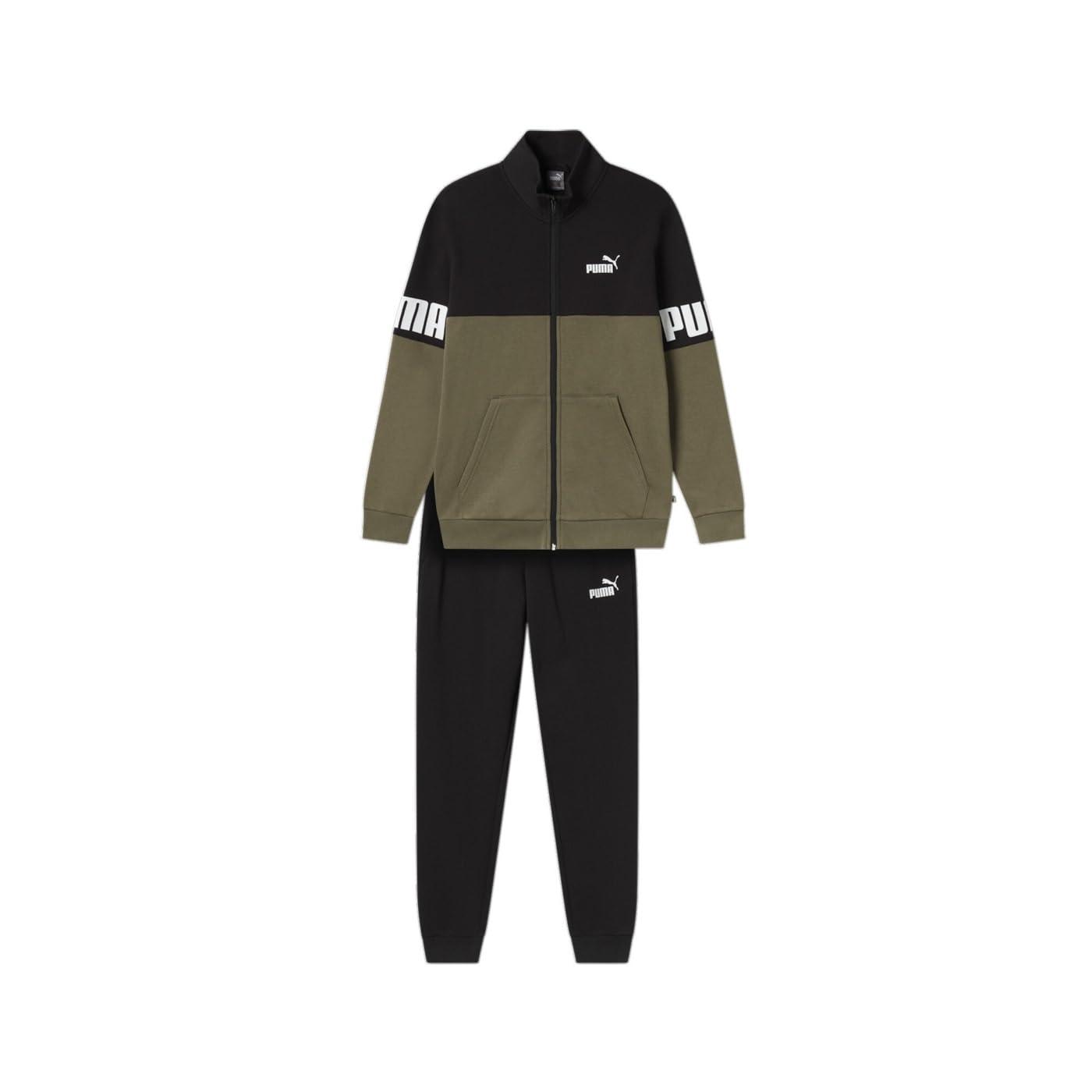 PUMA Power Colorblock Tracksuit Green Size L Code 670038 73 in Black for Men Lyst UK