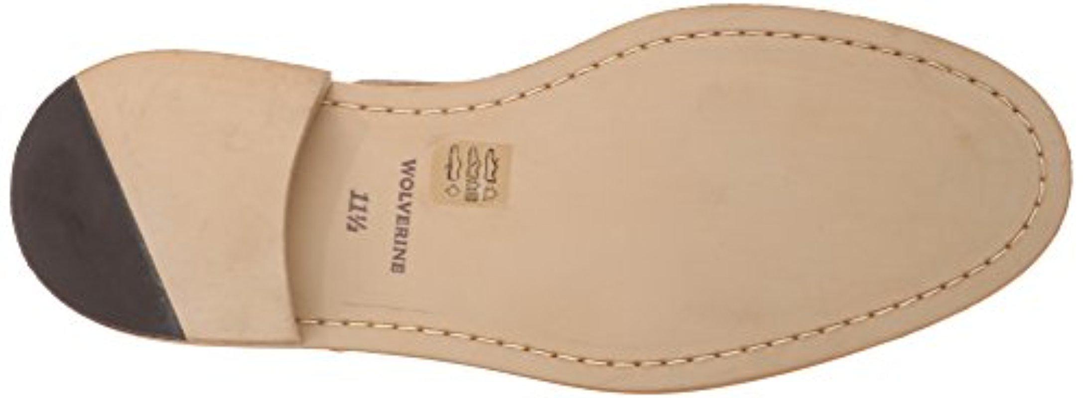 wolverine plain toe oxford