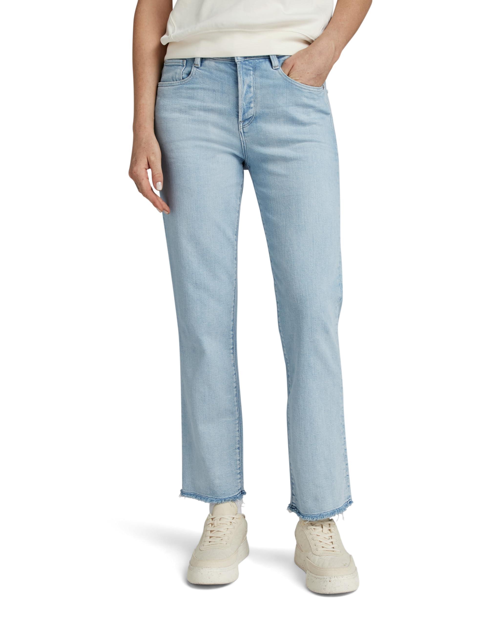 G Star RAW Strace Straight Cropped Jeans in Blue Lyst UK