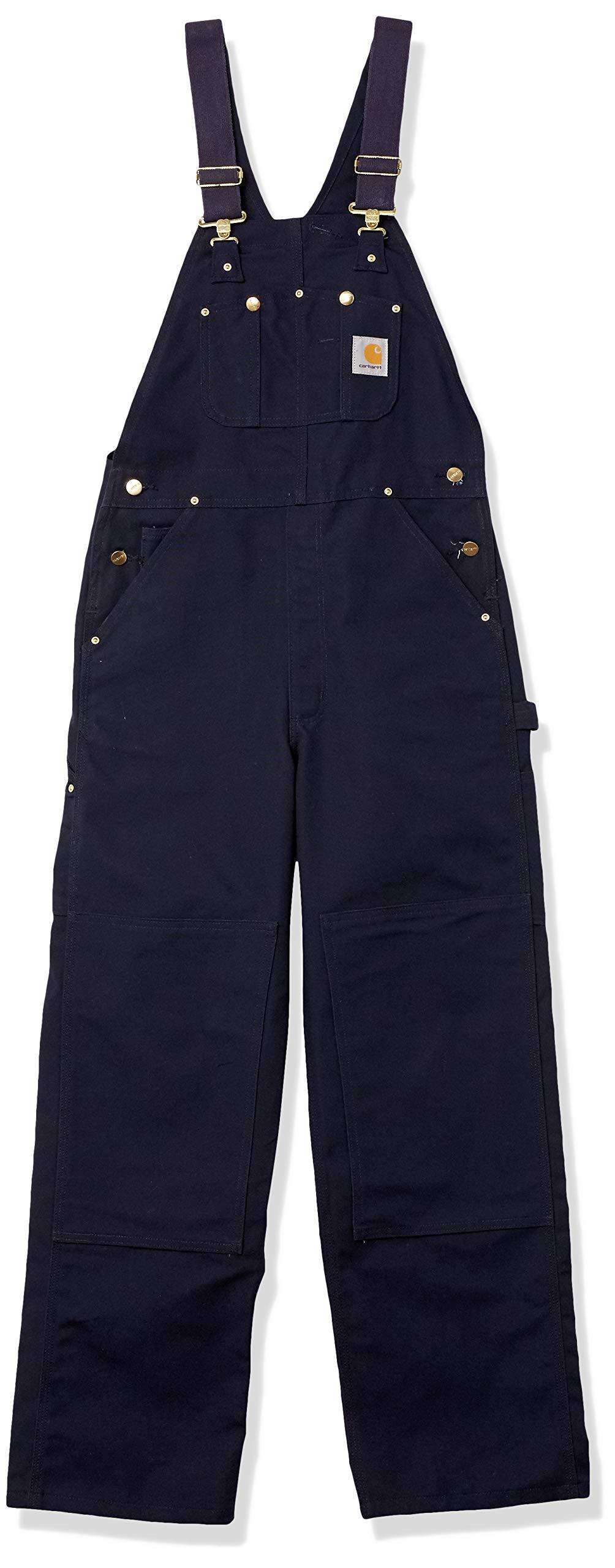 Carhartt Cotton Duck Bib Overalls Unlined in Dark Navy (Blue) for Men Lyst