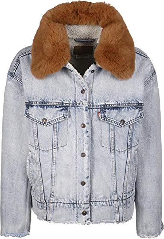 oversized sherpa jacket levis
