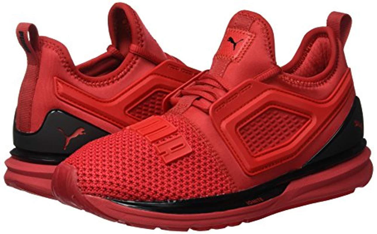 puma ignite shoes red