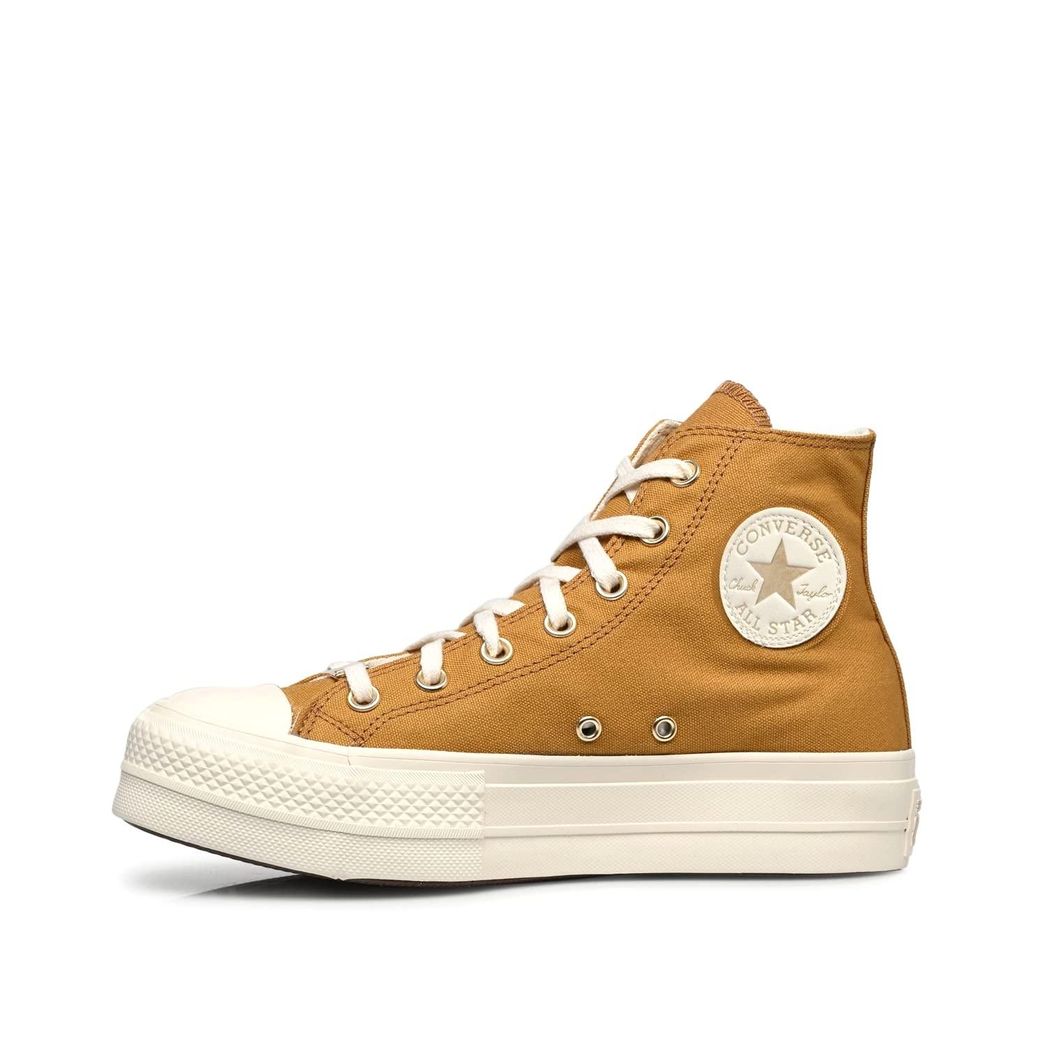 Converse Chuck Taylor All Star Lift Hi Sneaker Giallo Da Donna A05197c in  Natural | Lyst UK