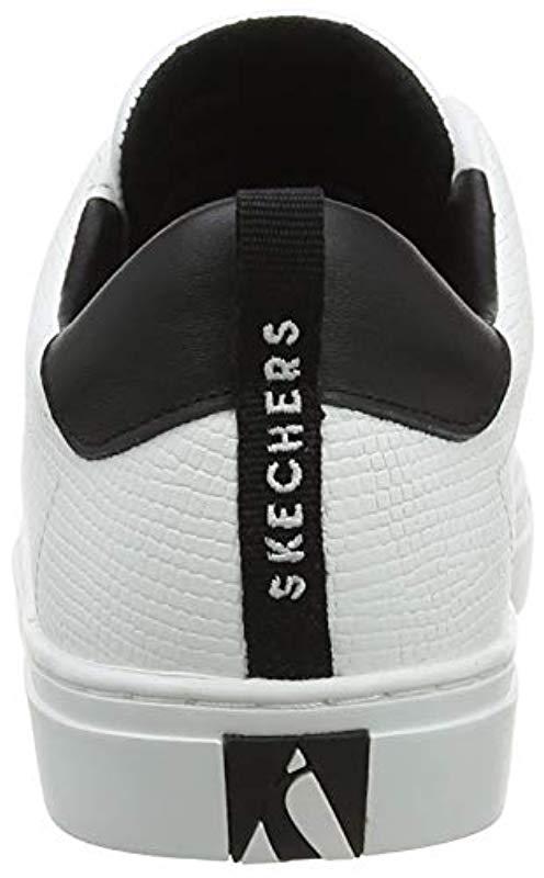 Skechers Damen Side Street-tegu Sneaker in Weiß - Sparen Sie 30% - Lyst