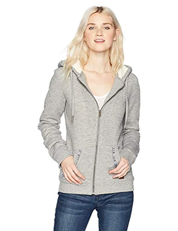 roxy trippin sherpa hoodie