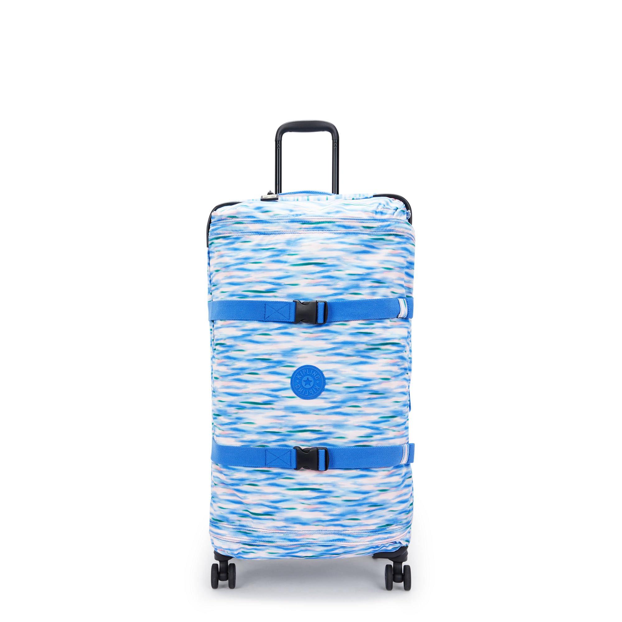 Kipling Spontaneous Large Rolling Luggage in Blue Lyst