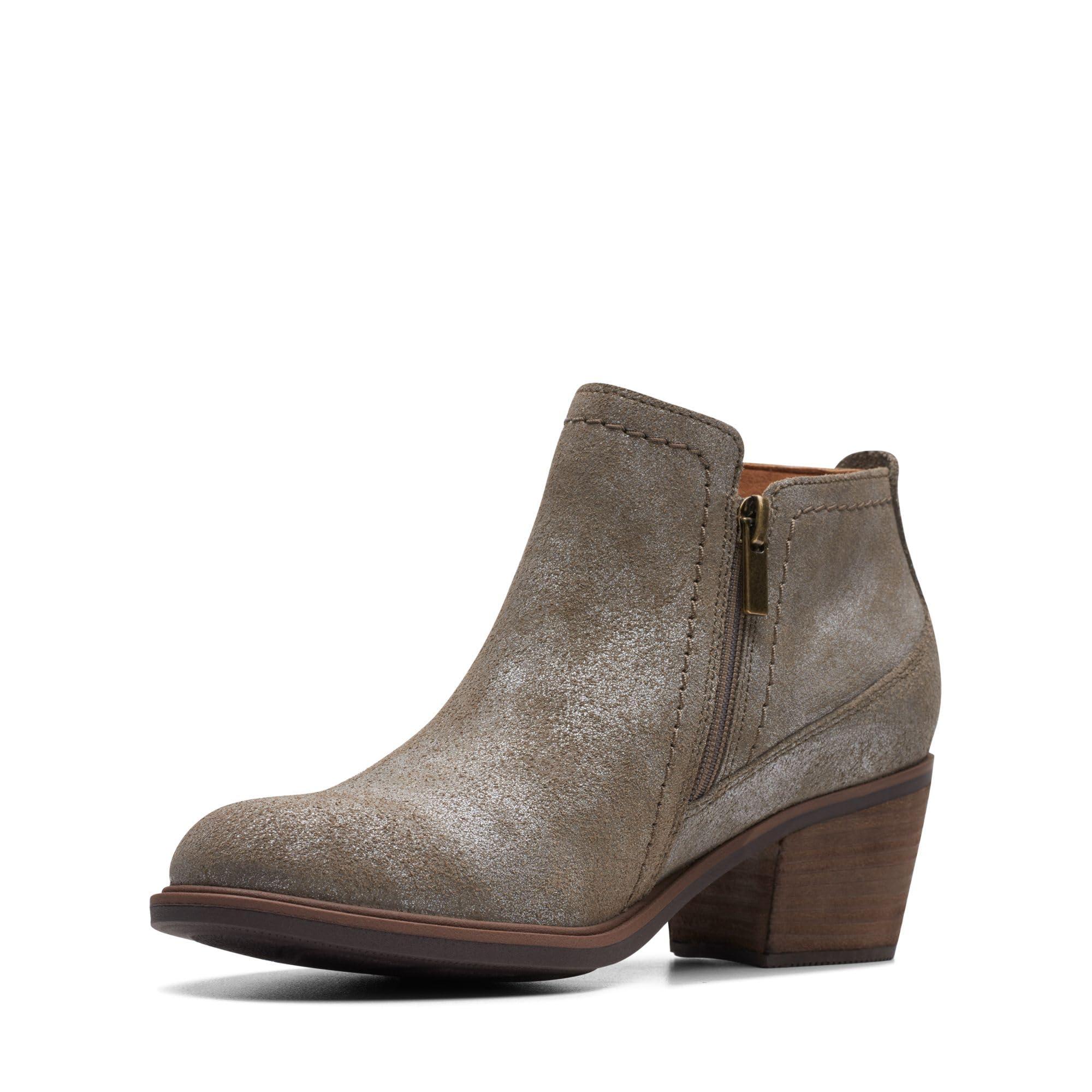 Clarks Neva Lo Ankle Boot in Brown | Lyst